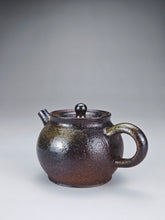 Load image into Gallery viewer, Wood Fired Elegant Nixing Teapot by Li Wenxin 李文新柴烧扁壶 90ml