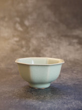 Load image into Gallery viewer, 90ml Renaissance Series Ruyao Octagon Teacup 汝窑复古釉八方杯