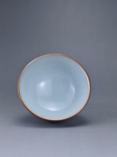 Load image into Gallery viewer, 95ml Jilan Blue Ruyao Wide Teacup 汝窑霁蓝品雅杯