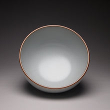 Load image into Gallery viewer, 95ml Moon White Ruyao High Base Teacup 月白汝窑高足杯