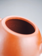 Load image into Gallery viewer, Fully Handmade Zhuni Dragon Egg Teapot by YuBo 余波极品朱泥龙蛋壶 150ml