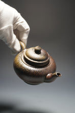 Load image into Gallery viewer, Wood Fired No.4 Mine Lao Zini Xiaoying Yixing Teapot 柴烧四号井紫泥笑樱 200ml