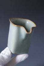 Load image into Gallery viewer, Square Ruyao Fair Cup by Shan Kilns 善窑汝窑公道杯