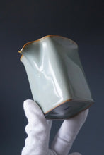 Load image into Gallery viewer, Square Ruyao Fair Cup by Shan Kilns 善窑汝窑公道杯