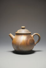 Load image into Gallery viewer, Wood Fired Panhu Nixing Teapot by Li Wenxin 李文新柴烧坭兴壶 125ml