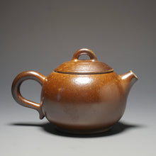Load image into Gallery viewer, Wood Fired Ringlid Xishi Nixing Teapot by Li Wenxin 李文新柴烧坭兴壶 135ml
