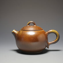 Load image into Gallery viewer, Wood Fired Ringlid Xishi Nixing Teapot by Li Wenxin 李文新柴烧坭兴壶 135ml