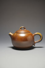 Load image into Gallery viewer, Wood Fired Ringlid Xishi Nixing Teapot by Li Wenxin 李文新柴烧坭兴壶 135ml