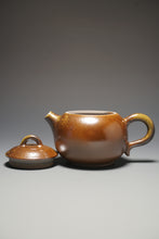 Load image into Gallery viewer, Wood Fired Ringlid Xishi Nixing Teapot by Li Wenxin 李文新柴烧坭兴壶 135ml