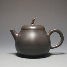 Load image into Gallery viewer, 130ml Dark Eggplant Teapot by Li Wenxin 李文新茄瓜泥兴壶 (深)