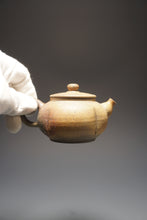 Load image into Gallery viewer, Wood Fired Rustic Mellon Nixing Teapot by Li Wenxin 李文新柴烧坭兴壶 120ml