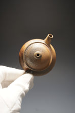 Load image into Gallery viewer, Wood Fired Panhu Nixing Teapot by Li Wenxin 李文新柴烧坭兴壶 125ml
