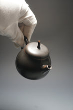 Load image into Gallery viewer, 130ml Dark Eggplant Teapot by Li Wenxin 李文新茄瓜泥兴壶 (深)