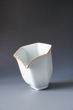 Load image into Gallery viewer, Moon White Ruyao Hexagon Fair Cup by Shan Kilns 善窑月白汝窑六角公道杯 240ml