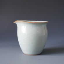 Load image into Gallery viewer, Magnolia Azure Ruyao Fair Cup by Shan Kilns 善窑汝窑天青公道杯 200ml