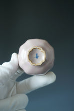 Load image into Gallery viewer, 75ml Pink Ruyao Lobed Teacup by Shan Kilns 善窑粉红汝窑杯