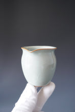 Load image into Gallery viewer, Magnolia Azure Ruyao Fair Cup by Shan Kilns 善窑汝窑天青公道杯 200ml