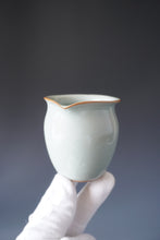 Load image into Gallery viewer, Magnolia Azure Ruyao Fair Cup by Shan Kilns 善窑汝窑天青公道杯 200ml