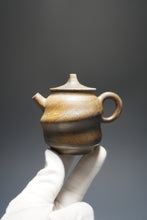 Load image into Gallery viewer, Wood Fired Swirly Nixing Teapot by Li Wenxin 李文新柴烧坭兴螺旋 130ml