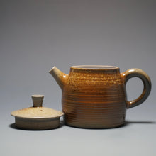 Load image into Gallery viewer, Wood Fired Julunzhu Nixing Teapot by Li Wenxin 李文新柴烧巨轮珠 130ml