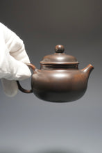 Load image into Gallery viewer, Fanggu Dark Nixing Teapot by Li Wenxin 李文新坭兴仿古 (深) 130ml