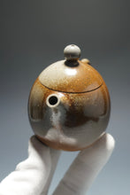 Load image into Gallery viewer, Wood Fired Dragon Egg Nixing Teapot by Li Wenxin 柴烧坭兴龙蛋壶 135ml