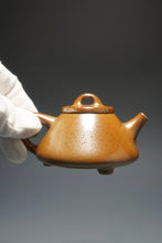 Load image into Gallery viewer, Wood Fired Shipiao Nixing Teapot by Li Wenxin 李文新柴烧坭兴石瓢 125ml