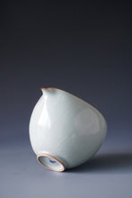 Load image into Gallery viewer, Wide Magnolia Azure Ruyao Fair Cup by Shan Kilns 善窑汝窑天青公道杯 190ml