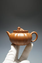 Load image into Gallery viewer, Fully Handmade Jiangponi Jingwen Lion Head Yixing Teapot by Feng Tao 全手工冯涛降坡泥筋纹小绣狮 145ml