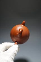 Load image into Gallery viewer, Fully Handmade Zhuni Qinquan Yixing Teapot by Pan Qiyuan 全手工潘器园极品朱泥秦权 160ml