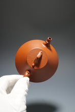 Load image into Gallery viewer, Fully Handmade Zhuni Soaring Dragon Yixing Teapot by Pan Qiyuan 全手工潘器园极品朱泥龙行天下 140ml