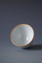 Load image into Gallery viewer, 65ml Shan Kilns Dripping Moon White Ruyao Teacup 善窑汝窑月白流釉杯