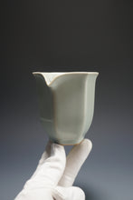 Load image into Gallery viewer, Azure Ruyao Hexagon Fair Cup by Shan Kilns 善窑汝窑公道杯 230ml