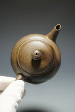 Load image into Gallery viewer, Wood Fired Handpicked TianQingNi Bian Shuiping Yixing Teapot 柴烧天青泥扁水平 150ml