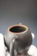 Load image into Gallery viewer, Grey 125ml Dragon Egg Nixing Teapot by Li Wenxin 李文新坭兴龙蛋壶 (深)