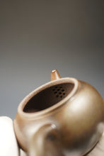 Load image into Gallery viewer, Wood Fired Handpicked TianQingNi Bian Shuiping Yixing Teapot 柴烧天青泥扁水平 150ml
