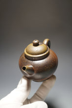 Load image into Gallery viewer, Wood Fired Lao Zini Julunzhu Yixing Teapot 柴烧老紫泥巨轮珠 200ml