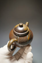Load image into Gallery viewer, Wood Fired Lao Zini Julunzhu Yixing Teapot 柴烧老紫泥巨轮珠 200ml