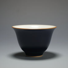 Load image into Gallery viewer, 50ml Jilan Blue Ruyao Bell Teacup by Shan Kilns 善窑汝窑霁蓝钟式杯