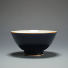 Load image into Gallery viewer, 75ml Jilan Blue Ruyao Wide Teacup by Shan Kilns 善窑汝窑霁蓝压手杯