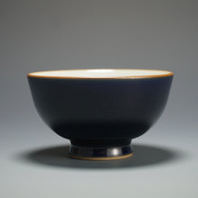 Load image into Gallery viewer, 100ml Jilan Blue Ruyao Yashou Teacup by Shan Kilns 善窑汝窑霁蓝压手杯