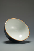 Load image into Gallery viewer, 100ml Jilan Blue Ruyao Yashou Teacup by Shan Kilns 善窑汝窑霁蓝压手杯