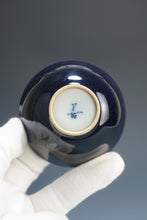 Load image into Gallery viewer, 75ml Jilan Blue Ruyao Wide Teacup by Shan Kilns 善窑汝窑霁蓝压手杯