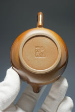 Load image into Gallery viewer, Wood Fired Ringlid Xishi Nixing Teapot No.1 by Li Wenxin 李文新柴烧坭兴壶 135ml