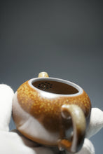 Load image into Gallery viewer, Wood Fired Ringlid Xishi Nixing Teapot No.3 by Li Wenxin 李文新柴烧坭兴壶 135ml