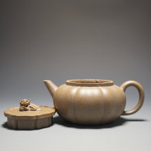 Load image into Gallery viewer, Fully Handmade Jiangpo-Qingni Jingwen Lion Head Yixing Teapot by Tang Mengfei 全手工汤梦飞青降坡泥绣狮 240ml