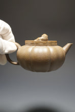 Load image into Gallery viewer, Fully Handmade Jiangpo-Qingni Jingwen Lion Head Yixing Teapot by Tang Mengfei 全手工汤梦飞青降坡泥绣狮 240ml