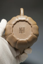Load image into Gallery viewer, Fully Handmade Jiangpo-Qingni Jingwen Lion Head Yixing Teapot by Tang Mengfei 全手工汤梦飞青降坡泥绣狮 240ml