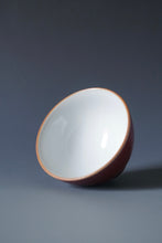 Load image into Gallery viewer, Red Ruyao Tall Chicken Heart Teacup by Shan Kilns 善窑汝窑霁红高鸡心杯 110ml