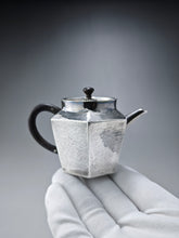 Load image into Gallery viewer, 999 Pure Silver Handmade Hexagonal Teapot 全手工纯银999六角壶 110ml